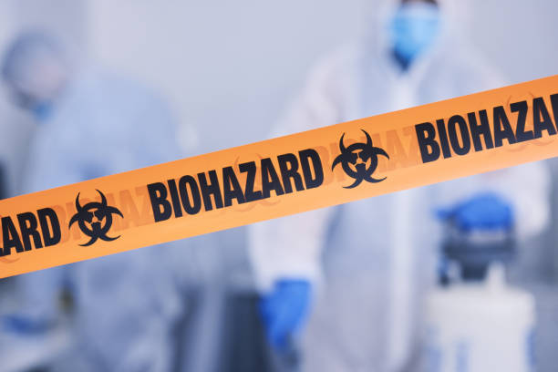 Professional Biohazard Cleanup technician working in Olympia, WA